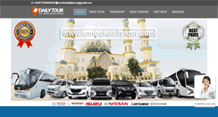 Desktop Screenshot of lombokdailytour.com