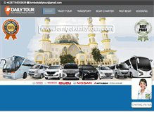Tablet Screenshot of lombokdailytour.com